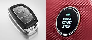 Smart key & Engine start/stop button
